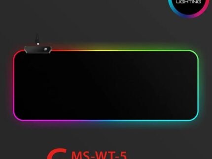 Wt-5 RGB Aydınlatmalı Yumuşak Yüzeyli 250x350 mm Oyun Mouse Pad